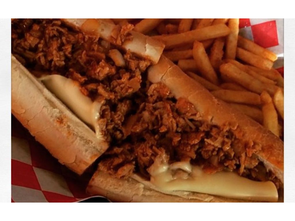 Buffalo Chicken Cheesesteak with Onions