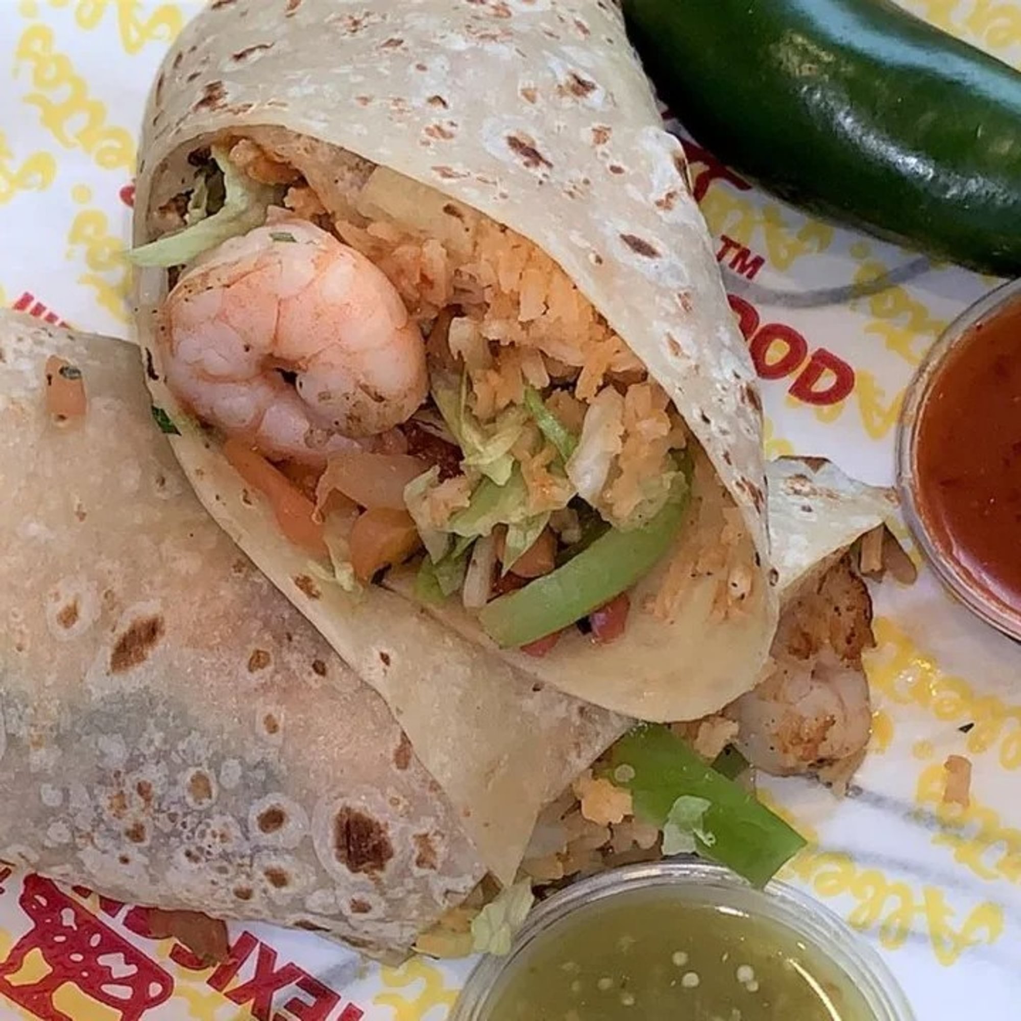 Shrimp Burrito