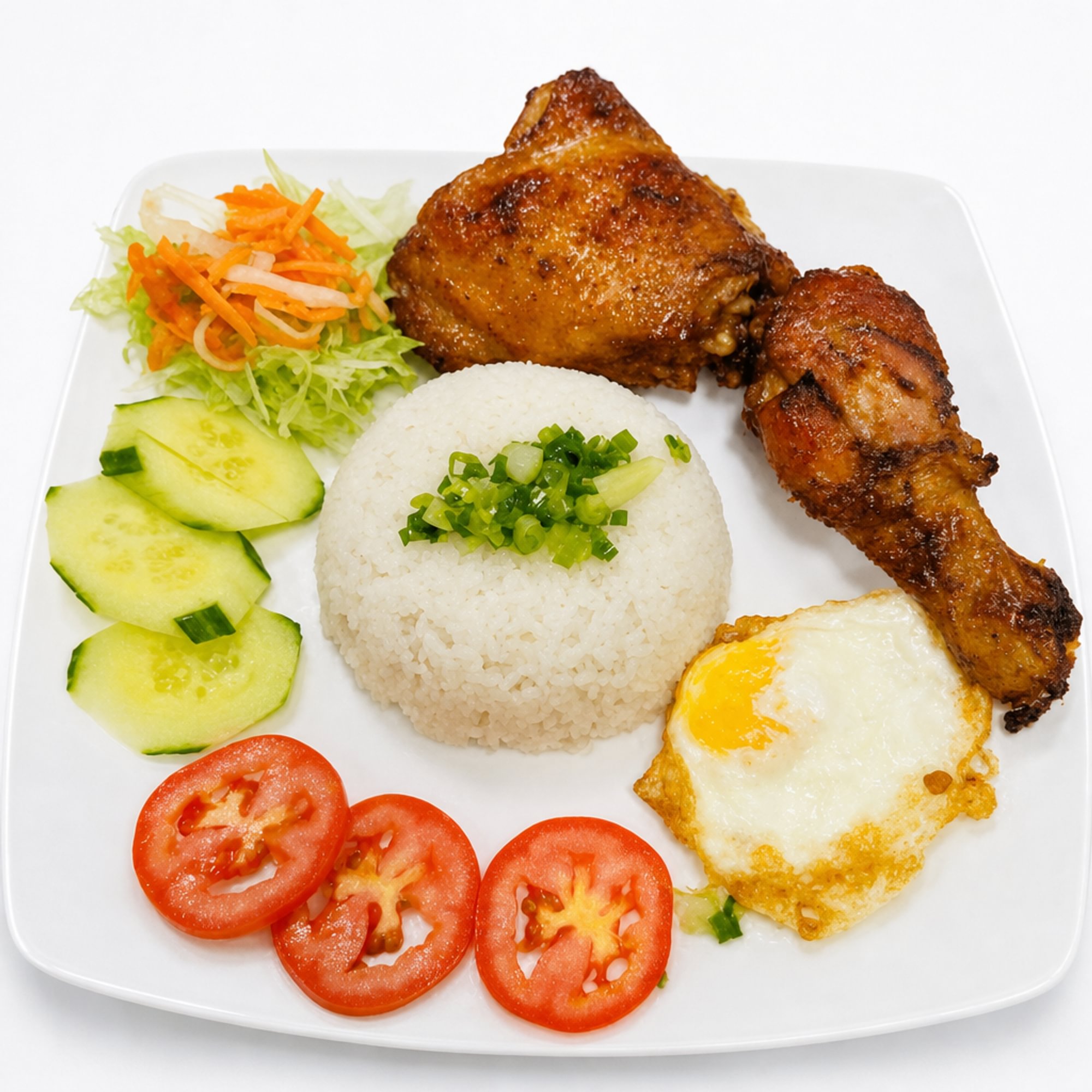 31. Cơm Gà, Trứng Ốp La (Chicken and Egg)