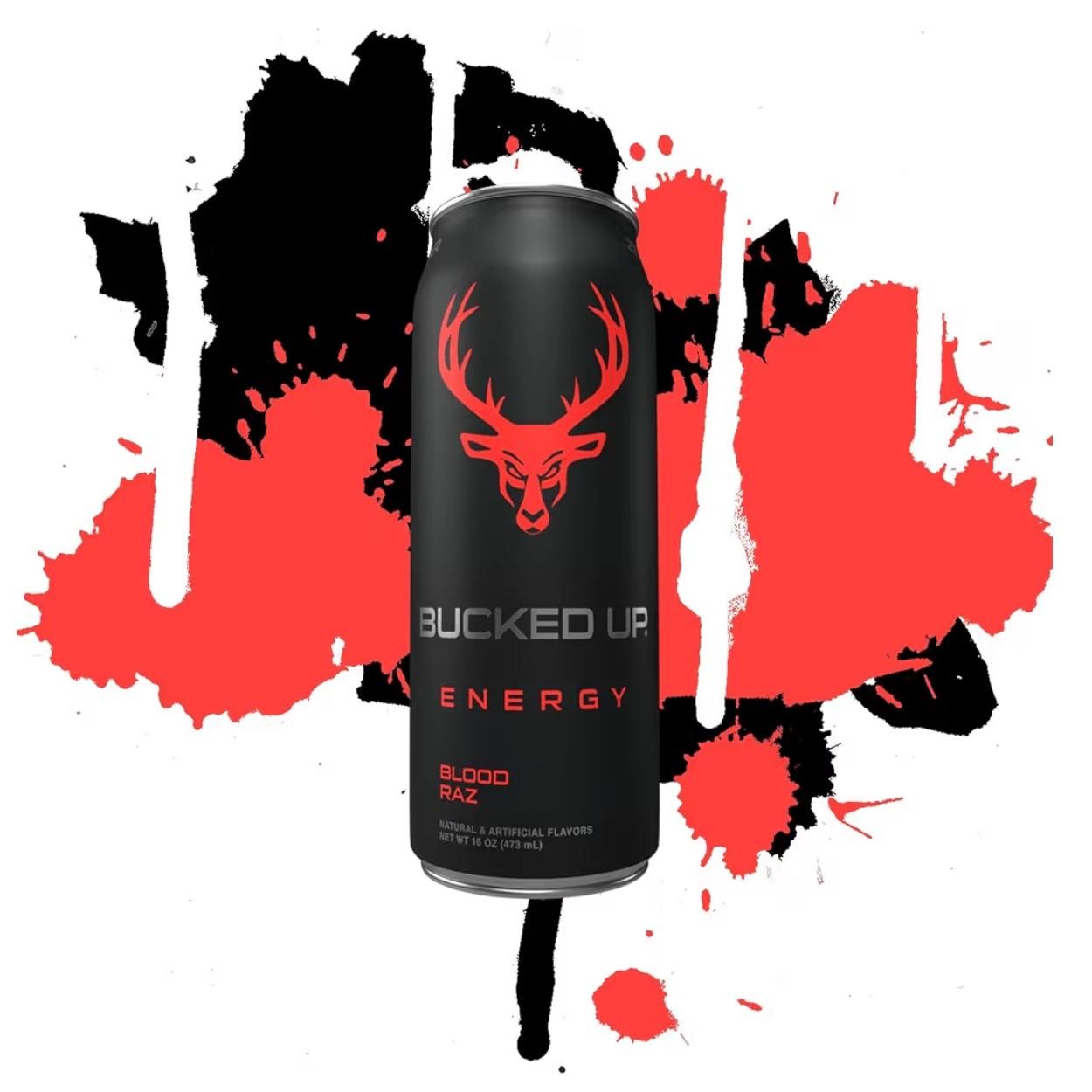 Bucked Up Blood Raz 16oz