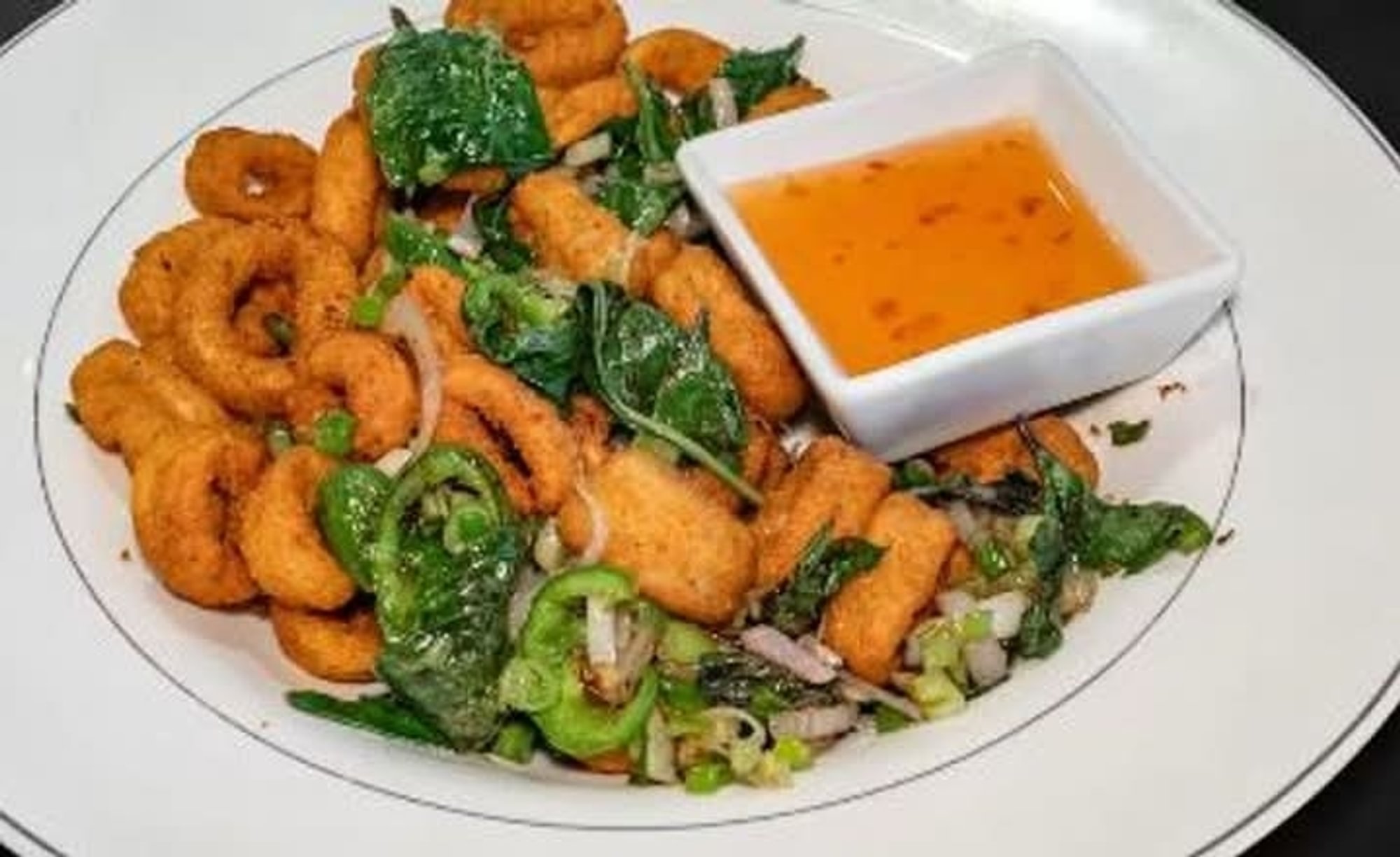 Fried Calamari Salad
