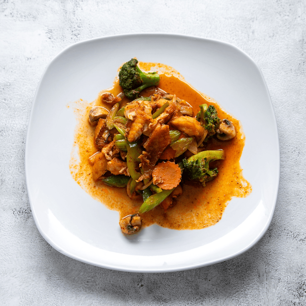 Fish Curry Stir Fry