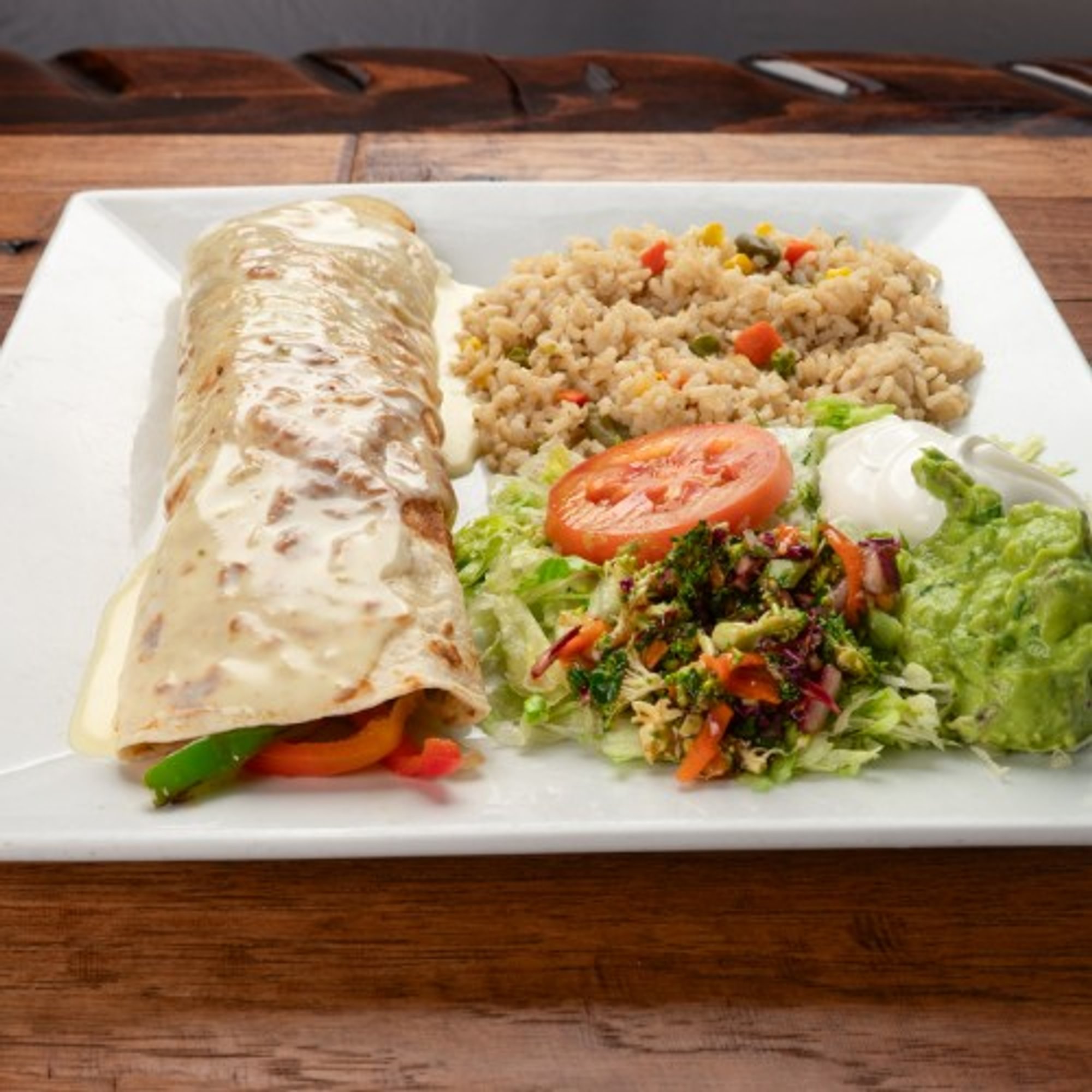 159. Burrito Grande Vegetariano (Lunch)