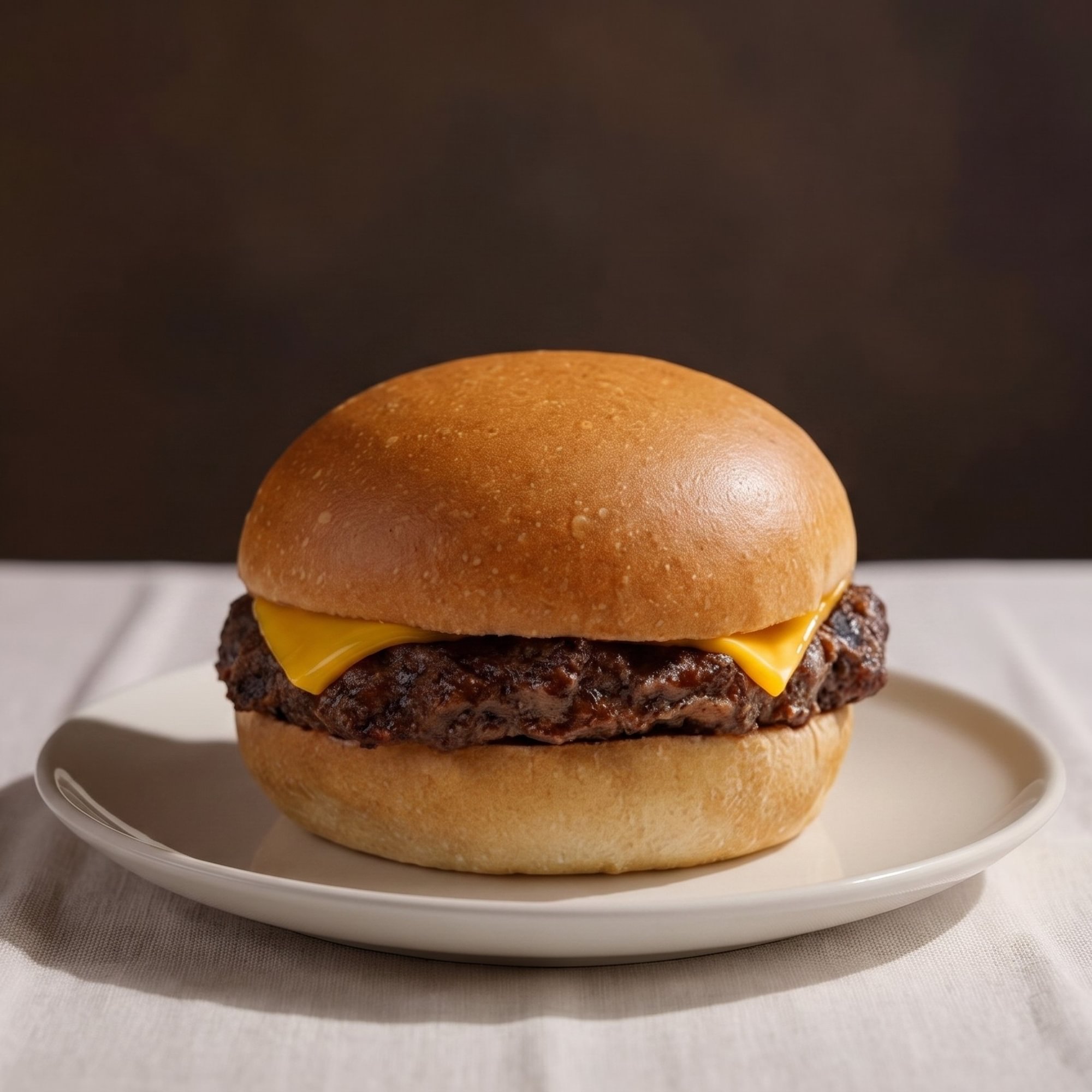 Cheese Burger & Fries (K)