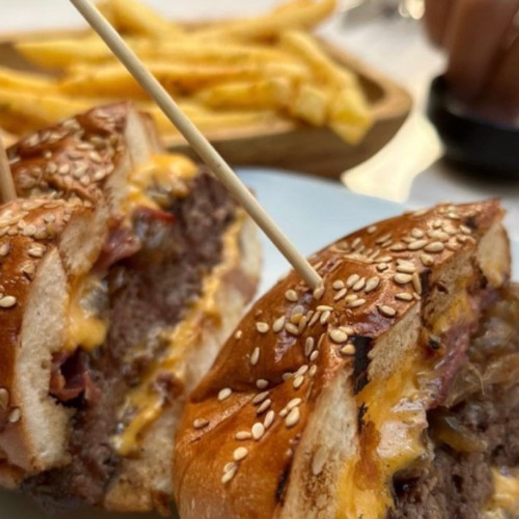 Kids Cheeseburger and Fries