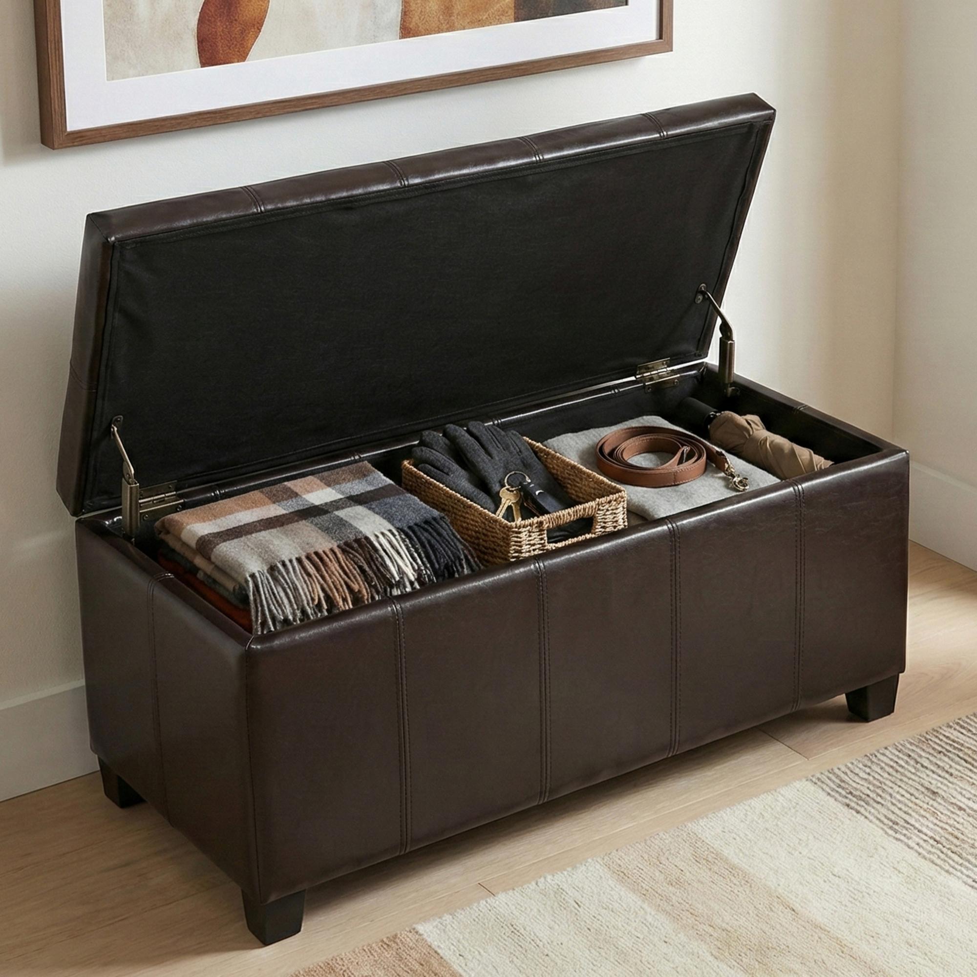 Dover Storage Ottoman Bench