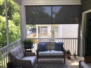 Enjoy that patio even in the Columbia Heat with the addition of an Exterior Solar Shade.