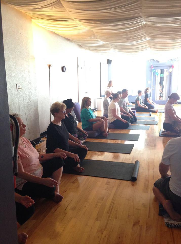 One of our Yoga classes