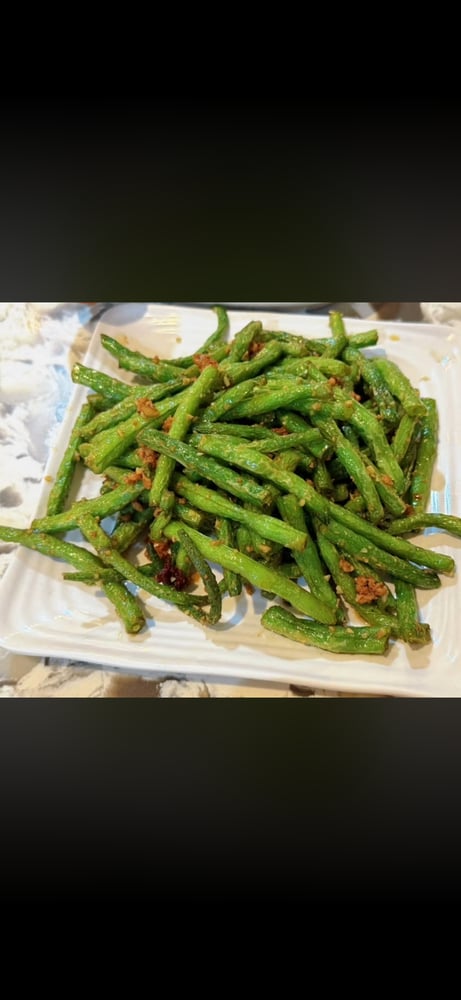 A12 / Spicy Garlic Green Beans/ Dau Cove Xao Toi