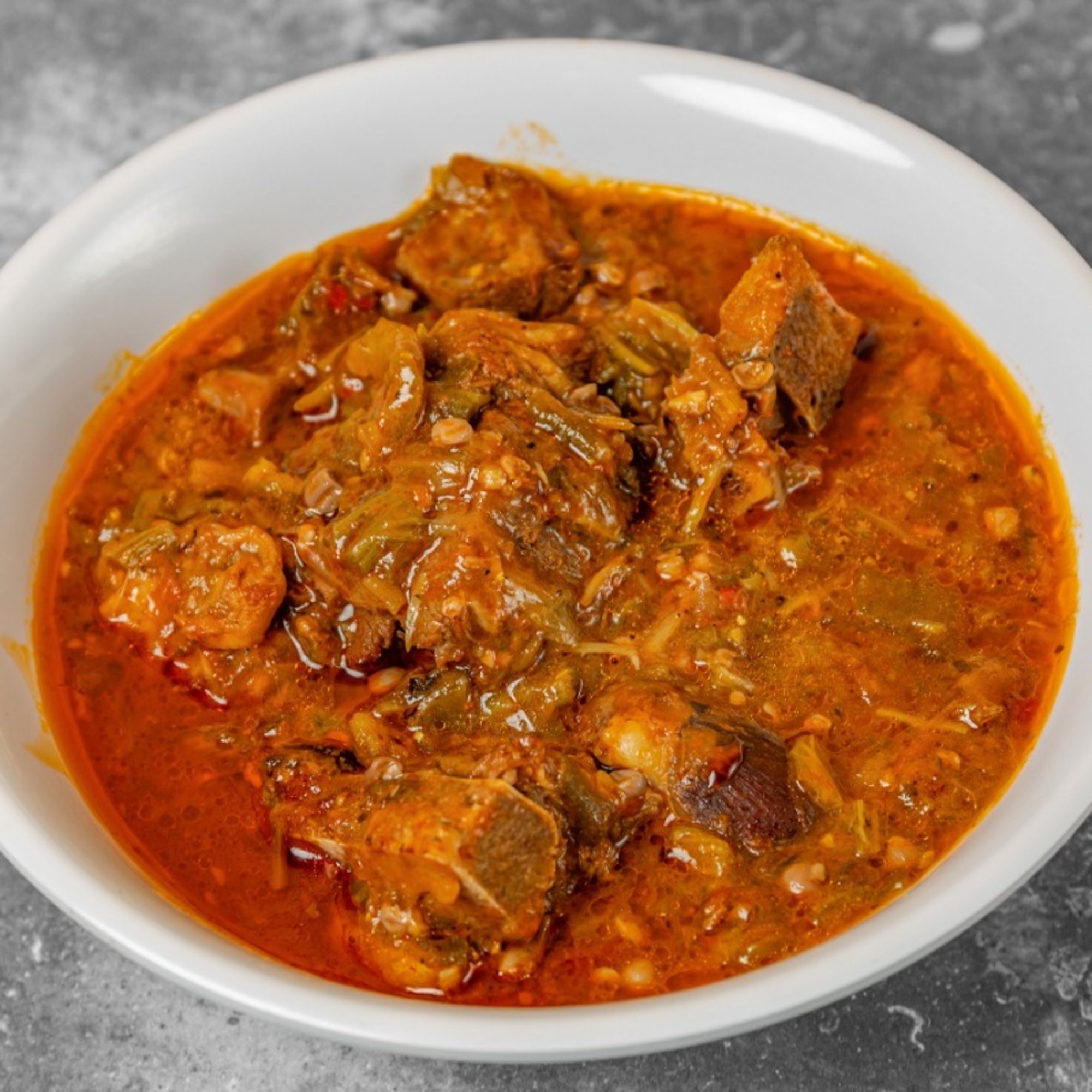 Okra Soup w/ Lamb