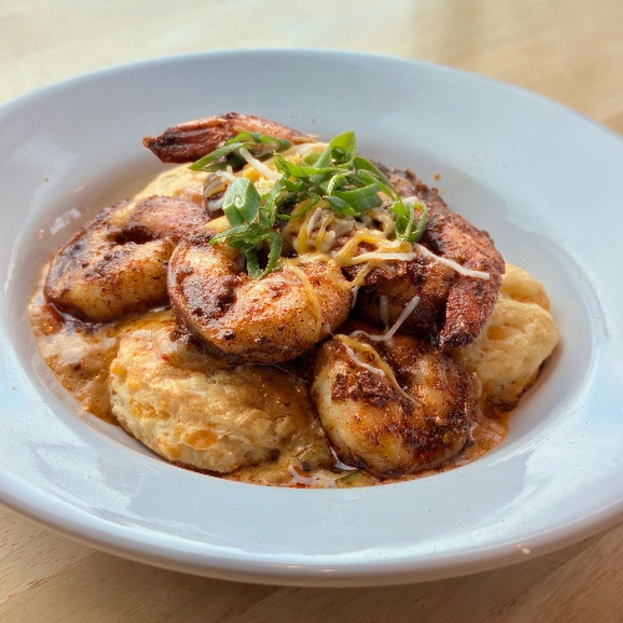 Loaded Cajun Biscuit