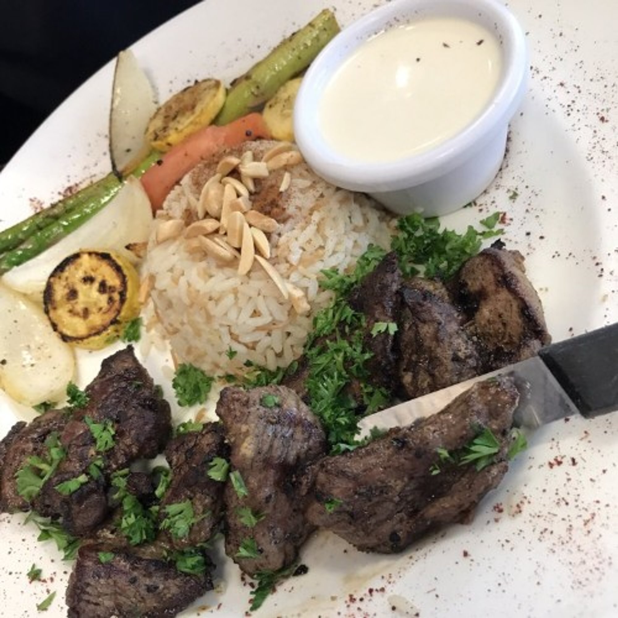 Lamb Kebab Plate