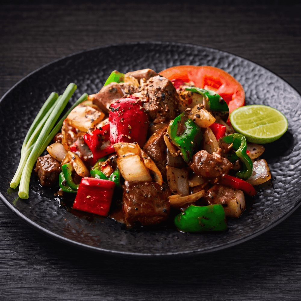 Stir Fried with Black Pepper