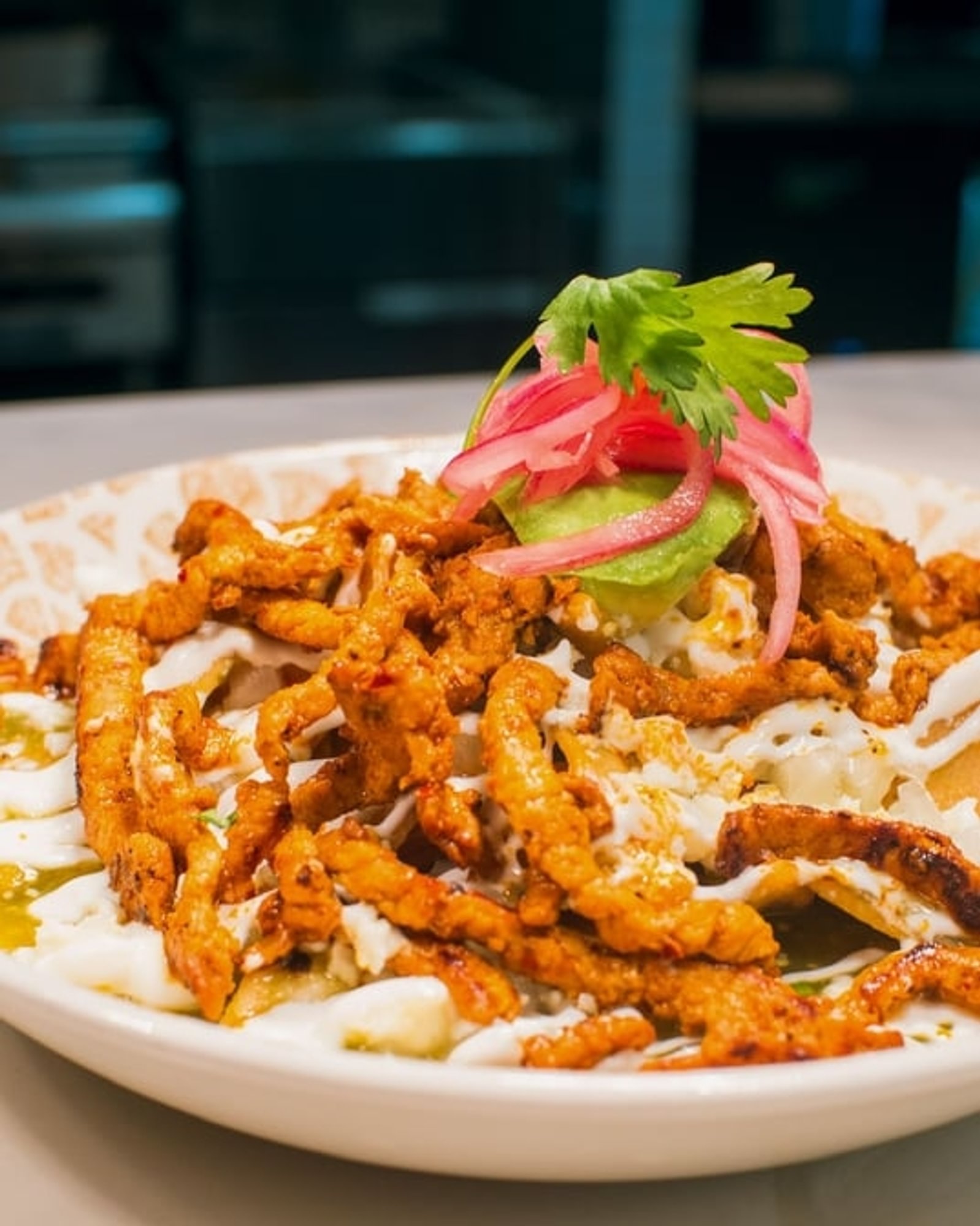 Al pastor chilaquiles