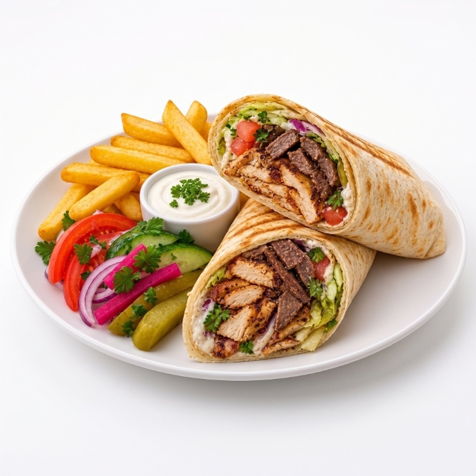 Mixed Shawarma (Beef & Chicken)