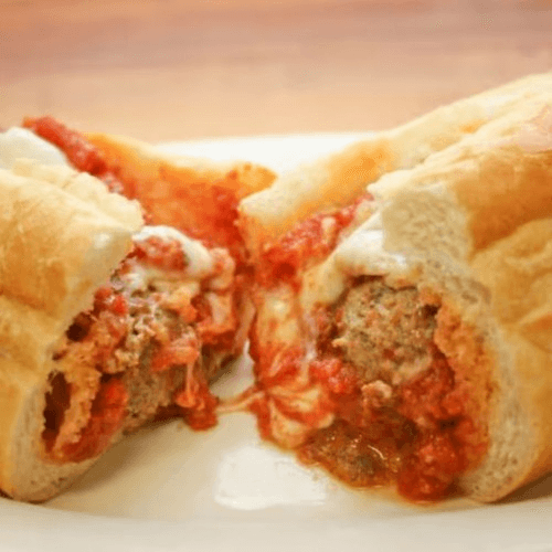 Meatball, Eggplant, Chicken or Sausage Parmigiana Sub