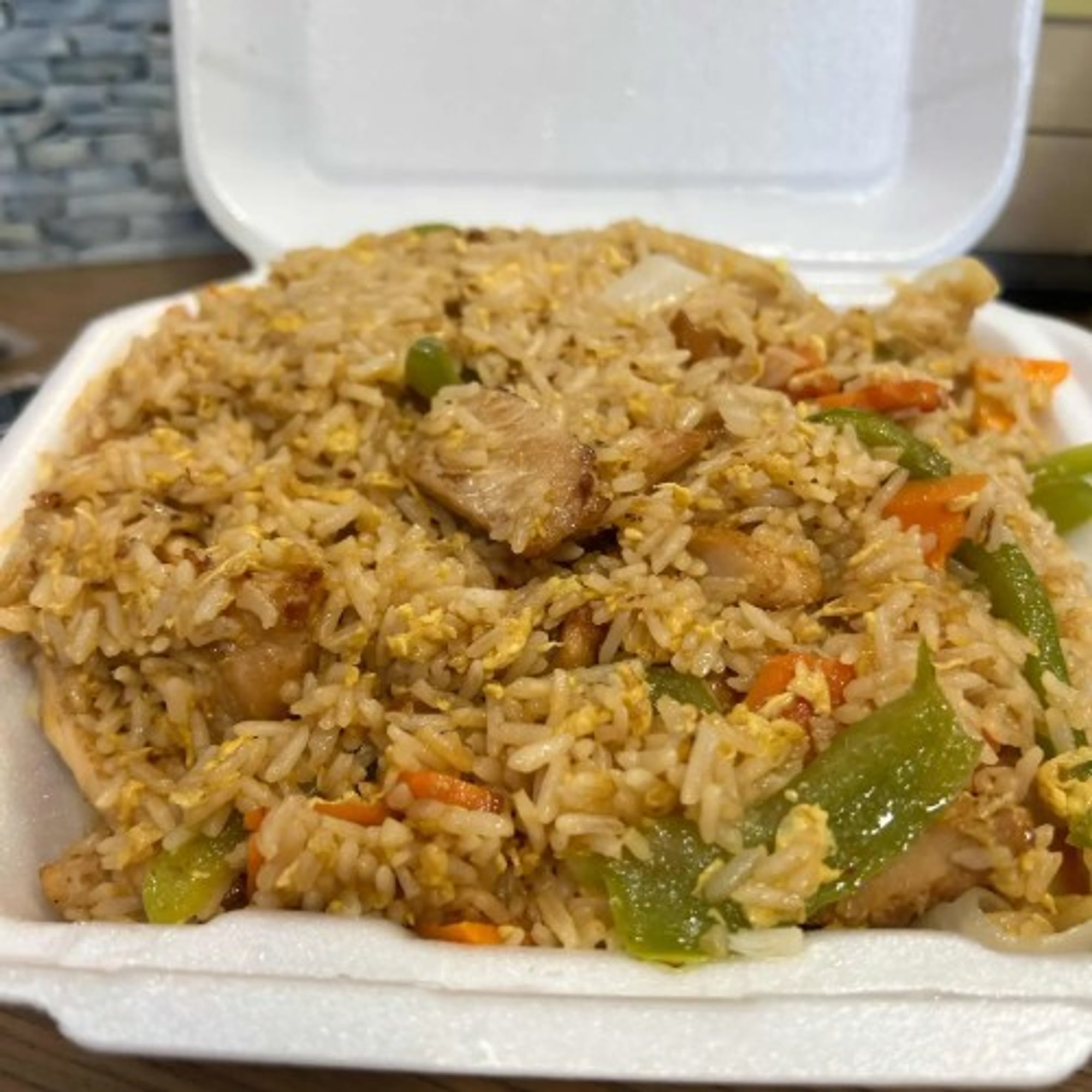 Grilled Chicken Fried Rice