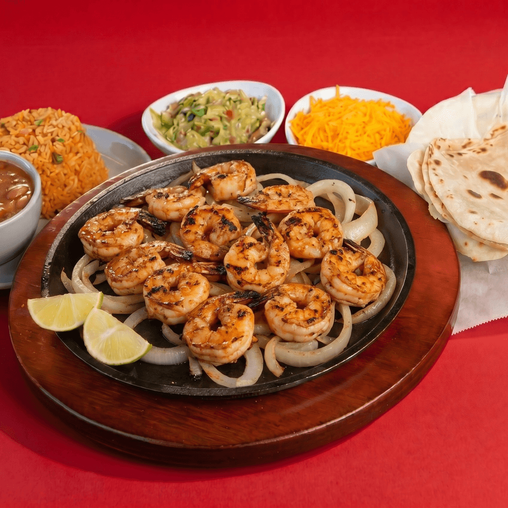 Shrimp Fajitas for 1