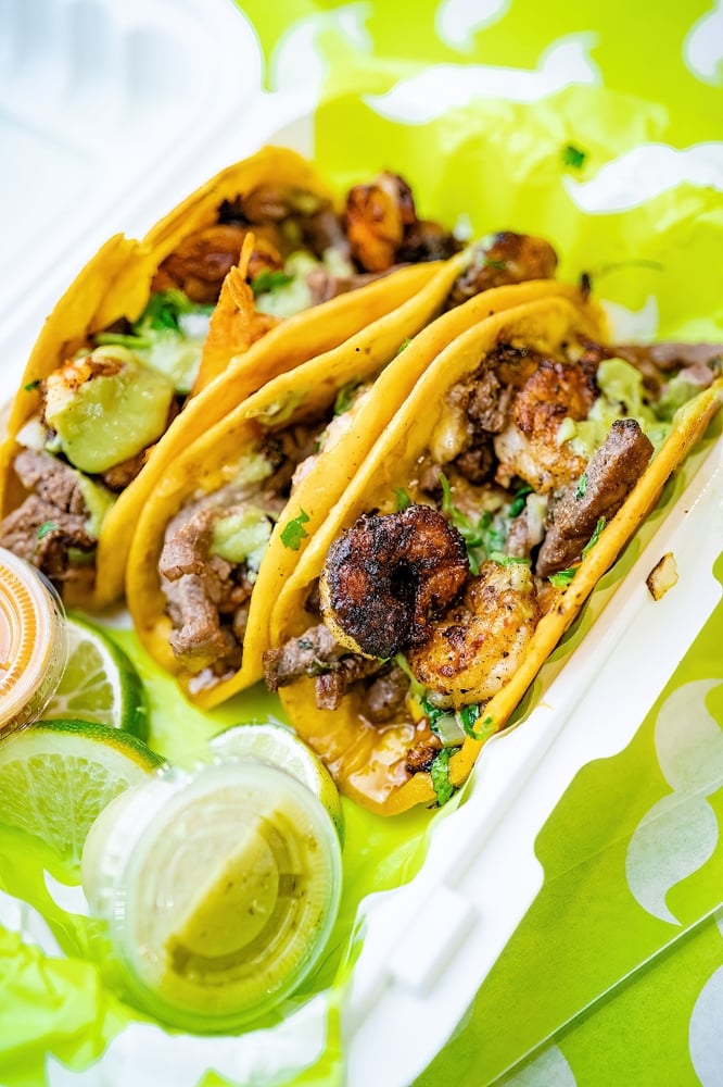 3x Surf n Turf Tacos