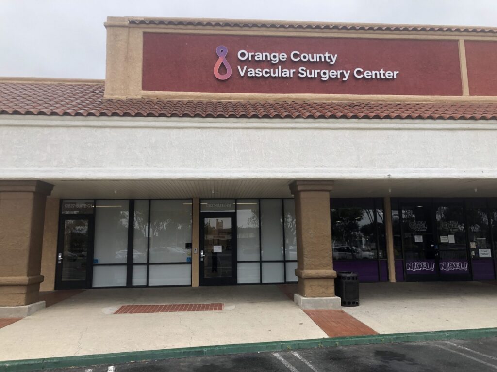Exterior of Orange County Vascular Logo