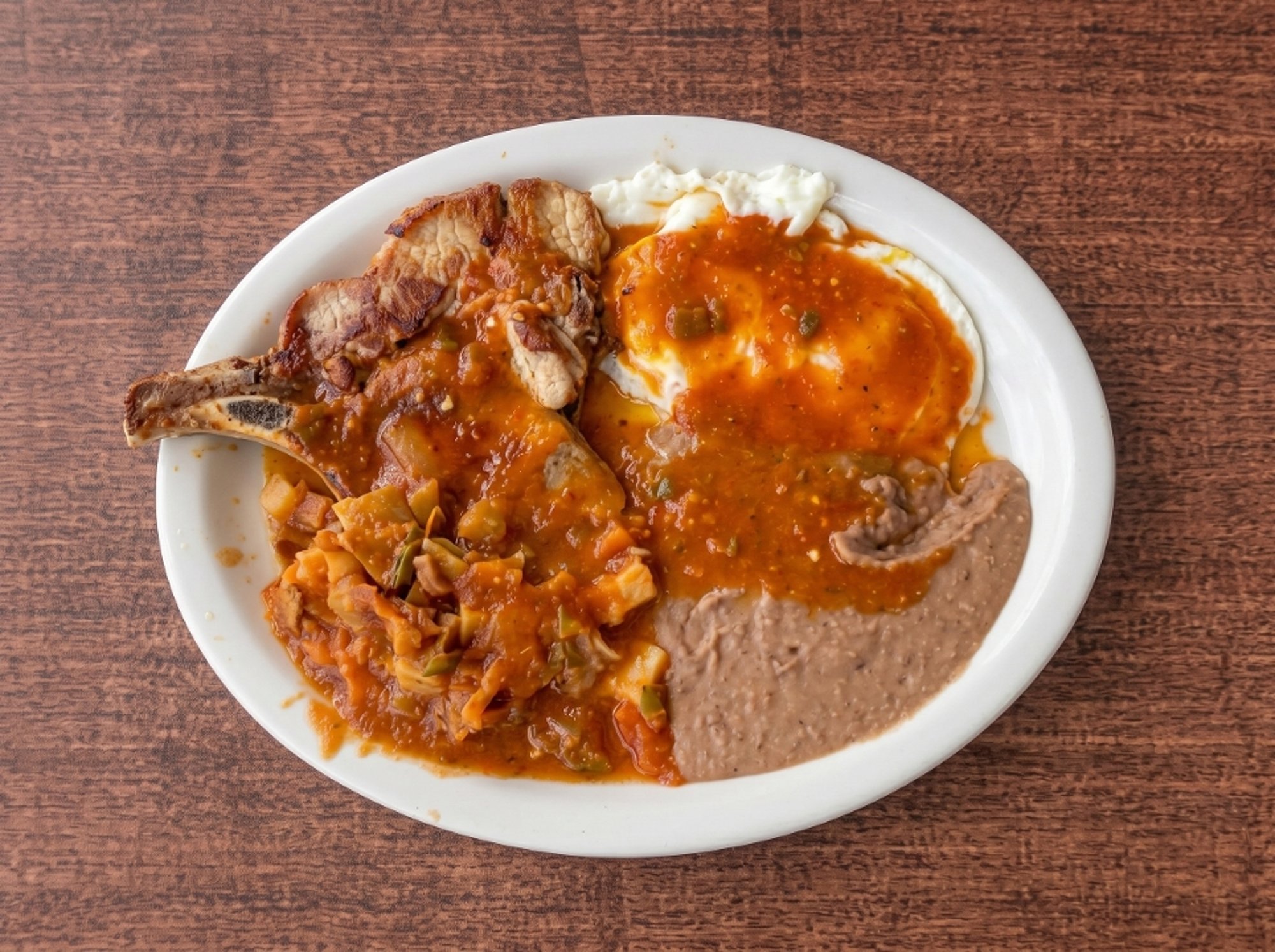 Porkchop Plate
