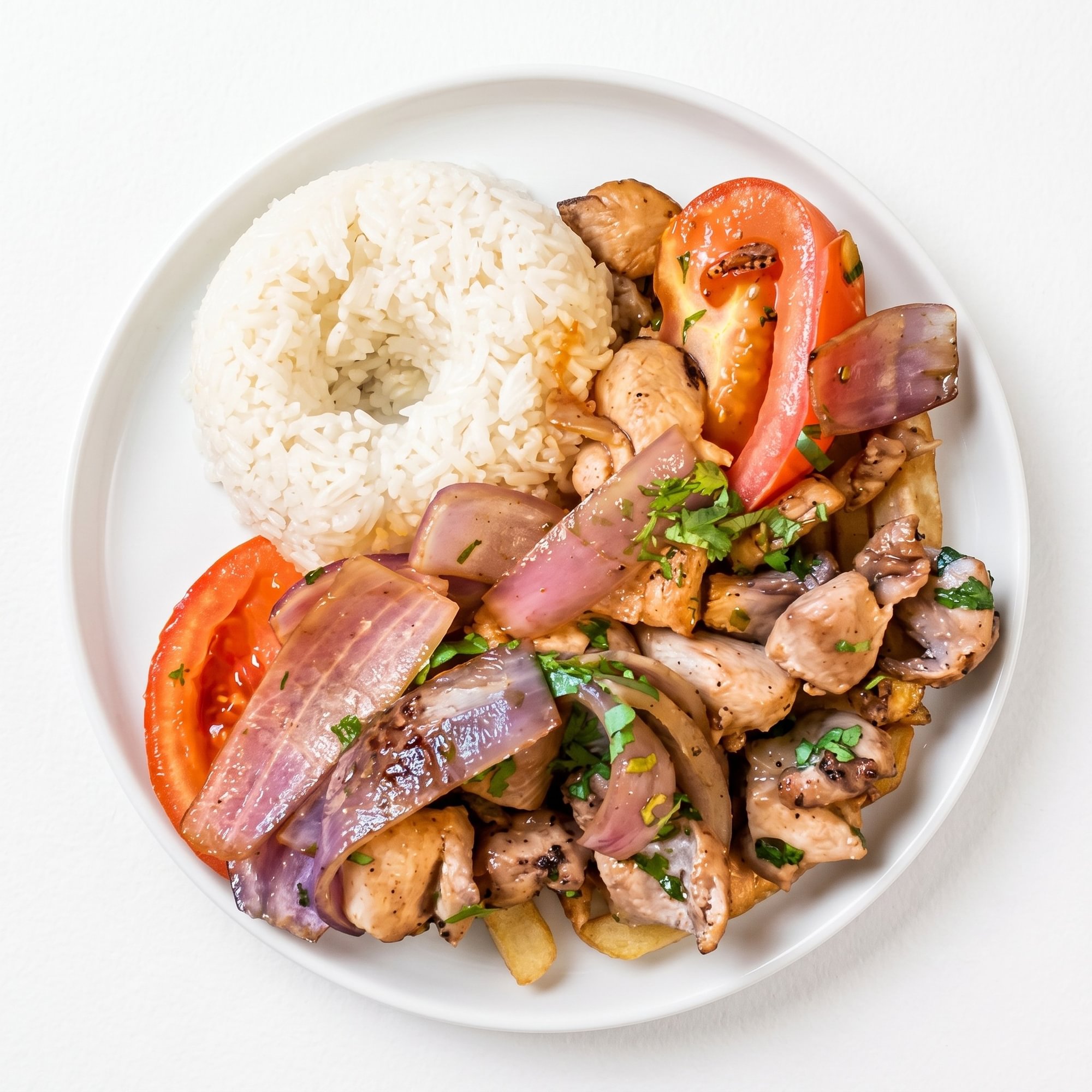Saltado de Pollo