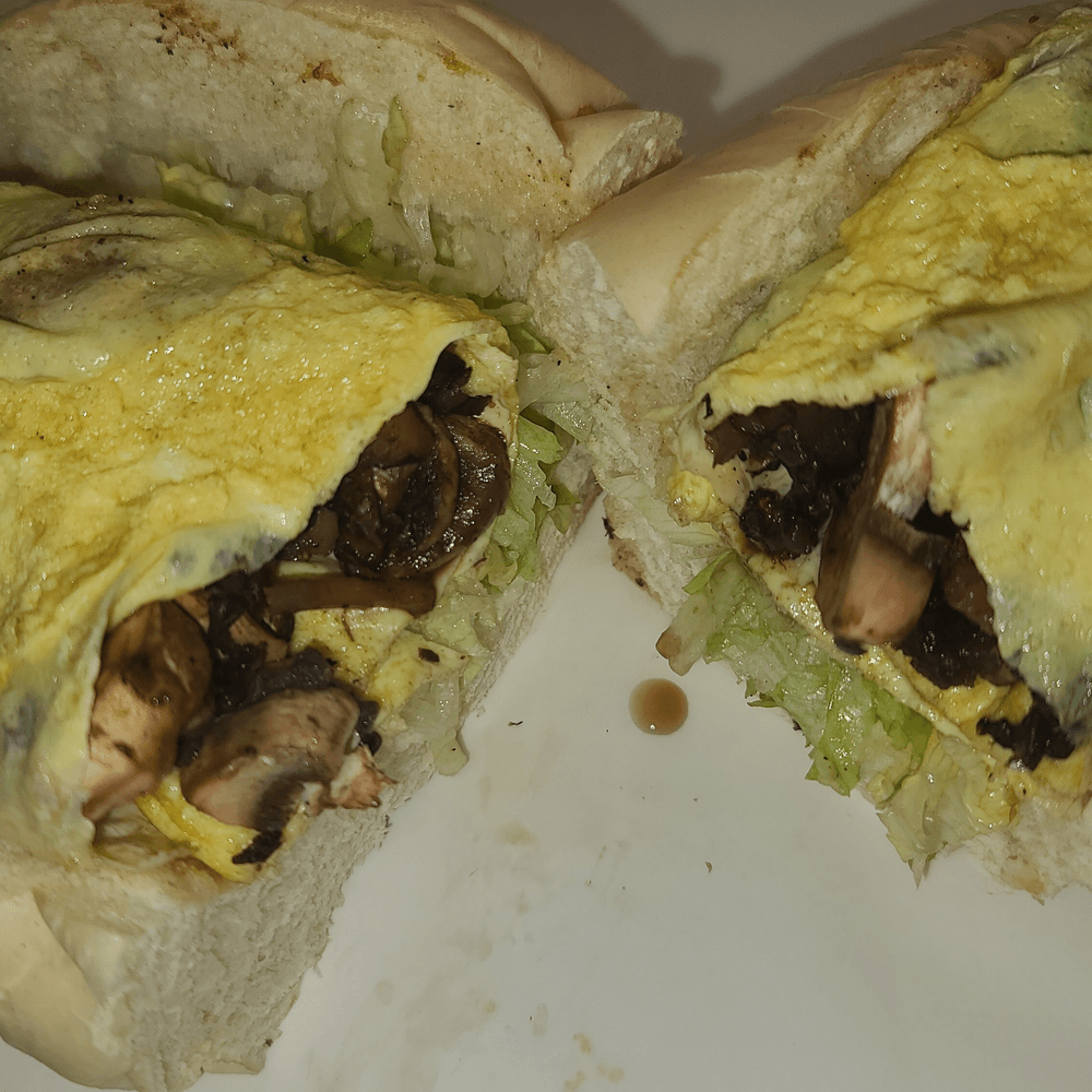 Mushroom & Eggs Breakfast Sub