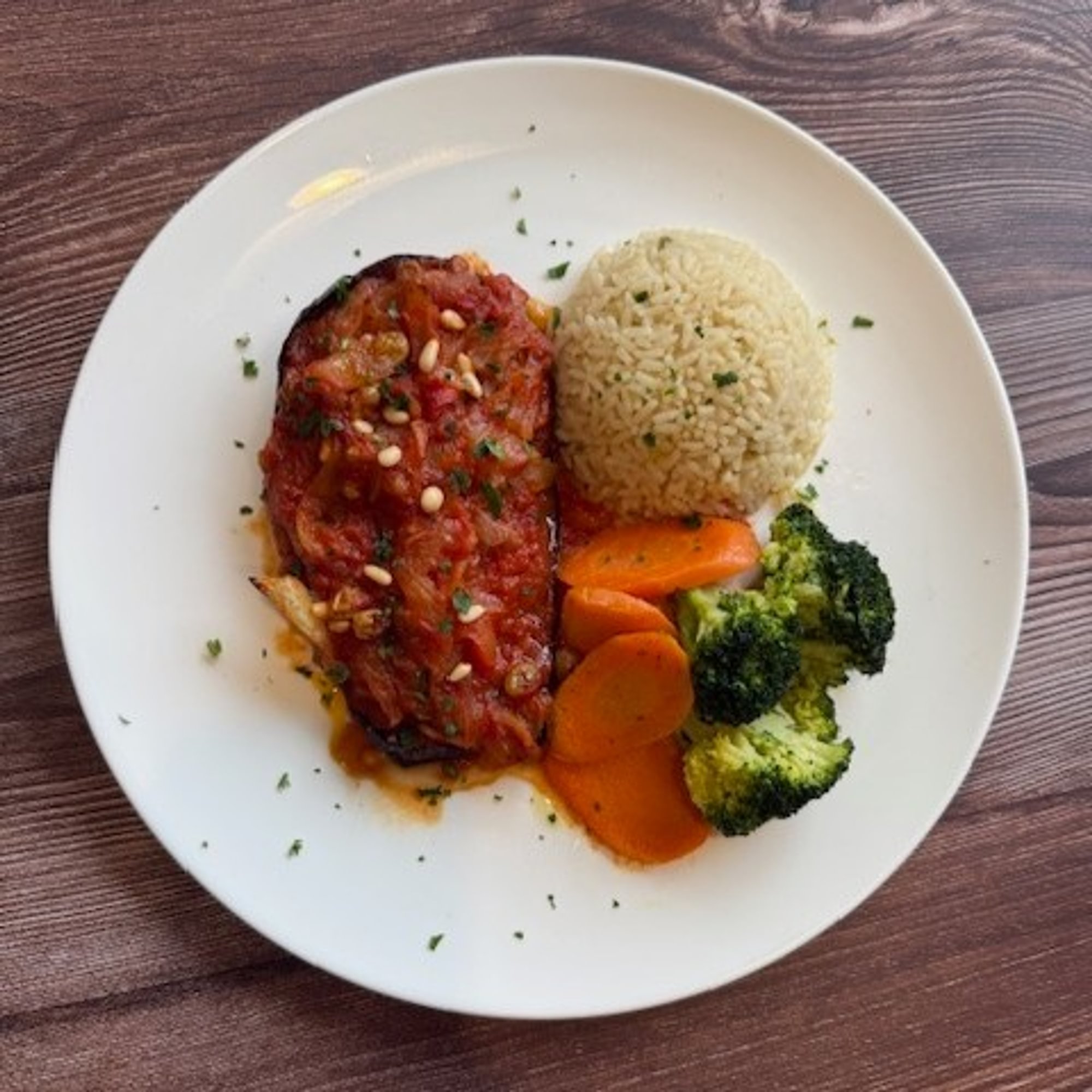 STUFFED EGGPLANT