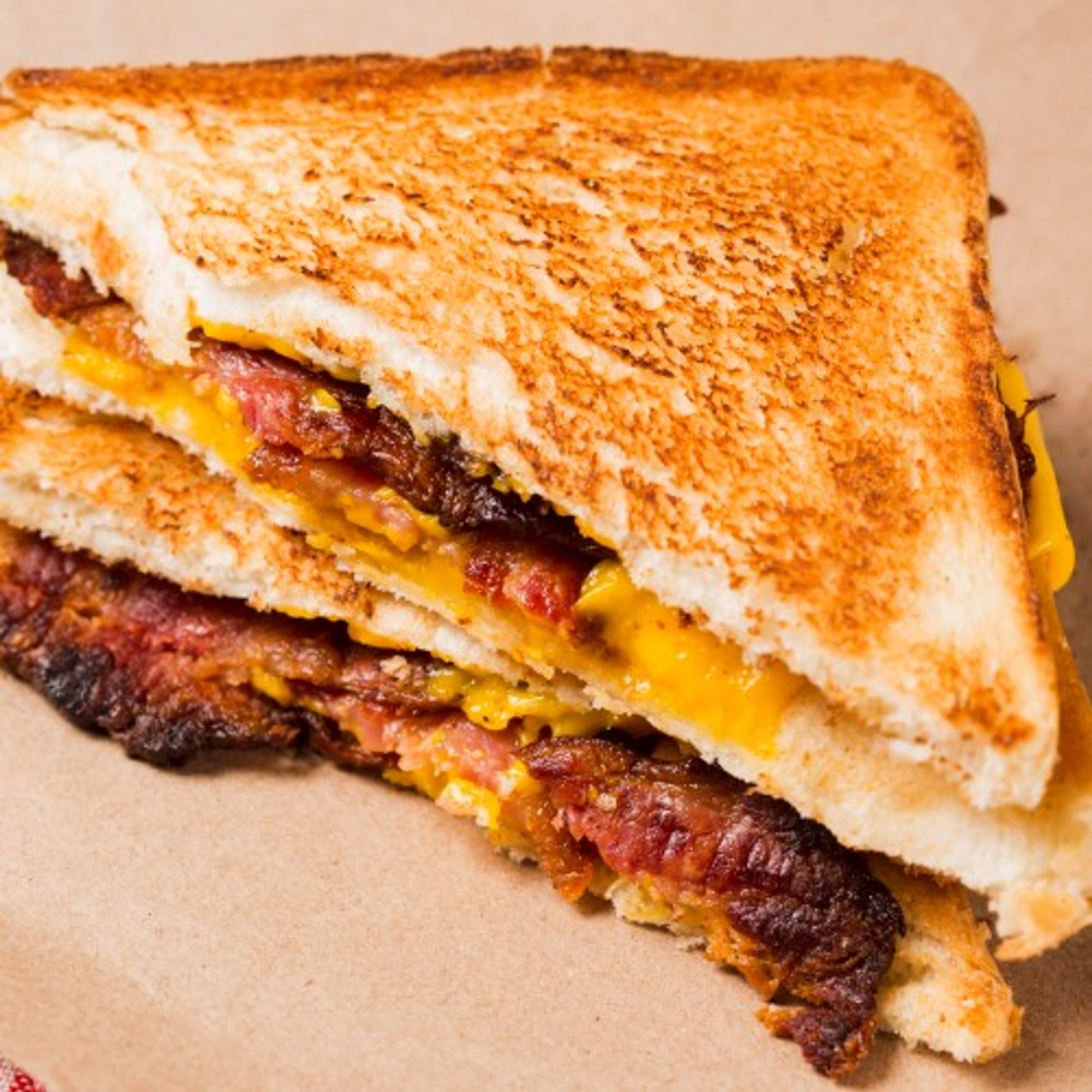 Ham Egg and Cheese Canadian Bacon on Croissant