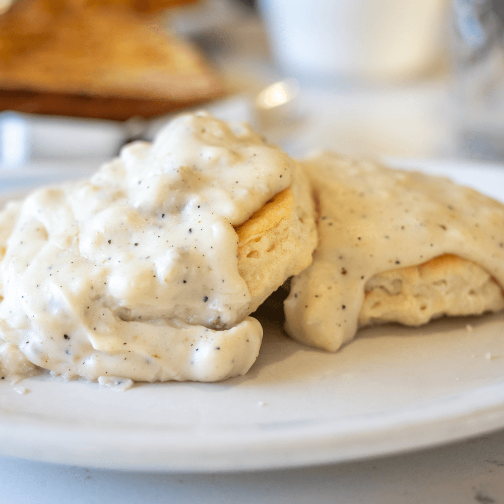 Biscuit with Gravy Orville Portion