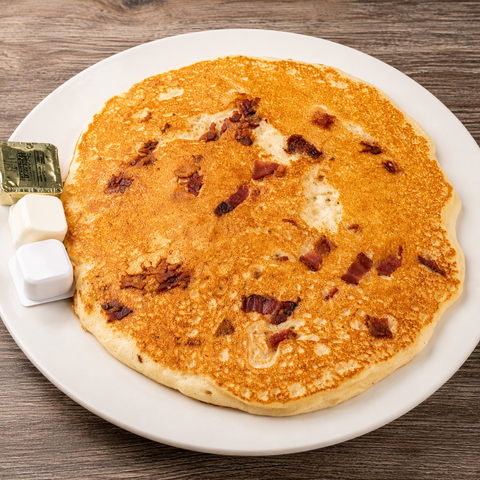 Single Bacon Pancake