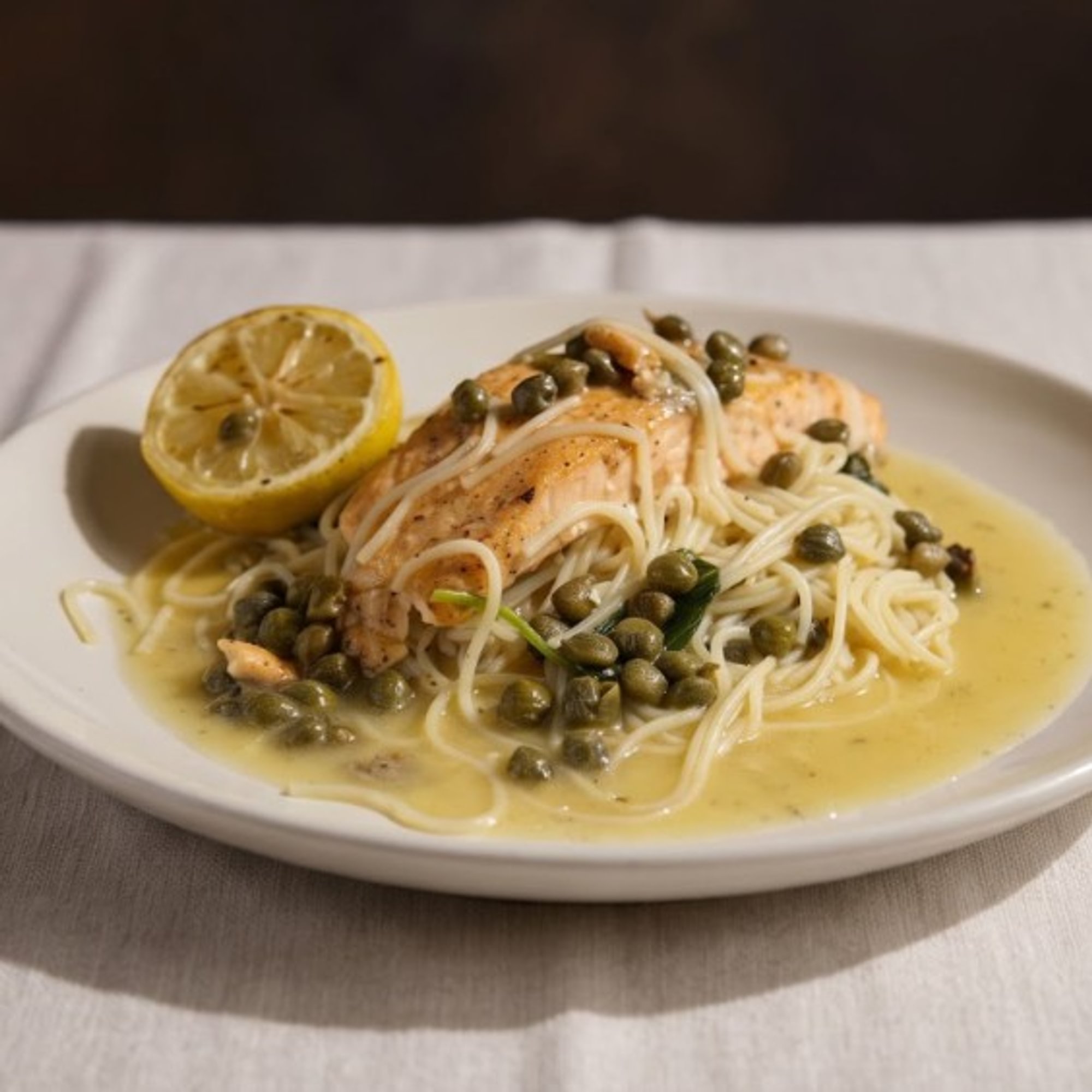 Salmon Piccata