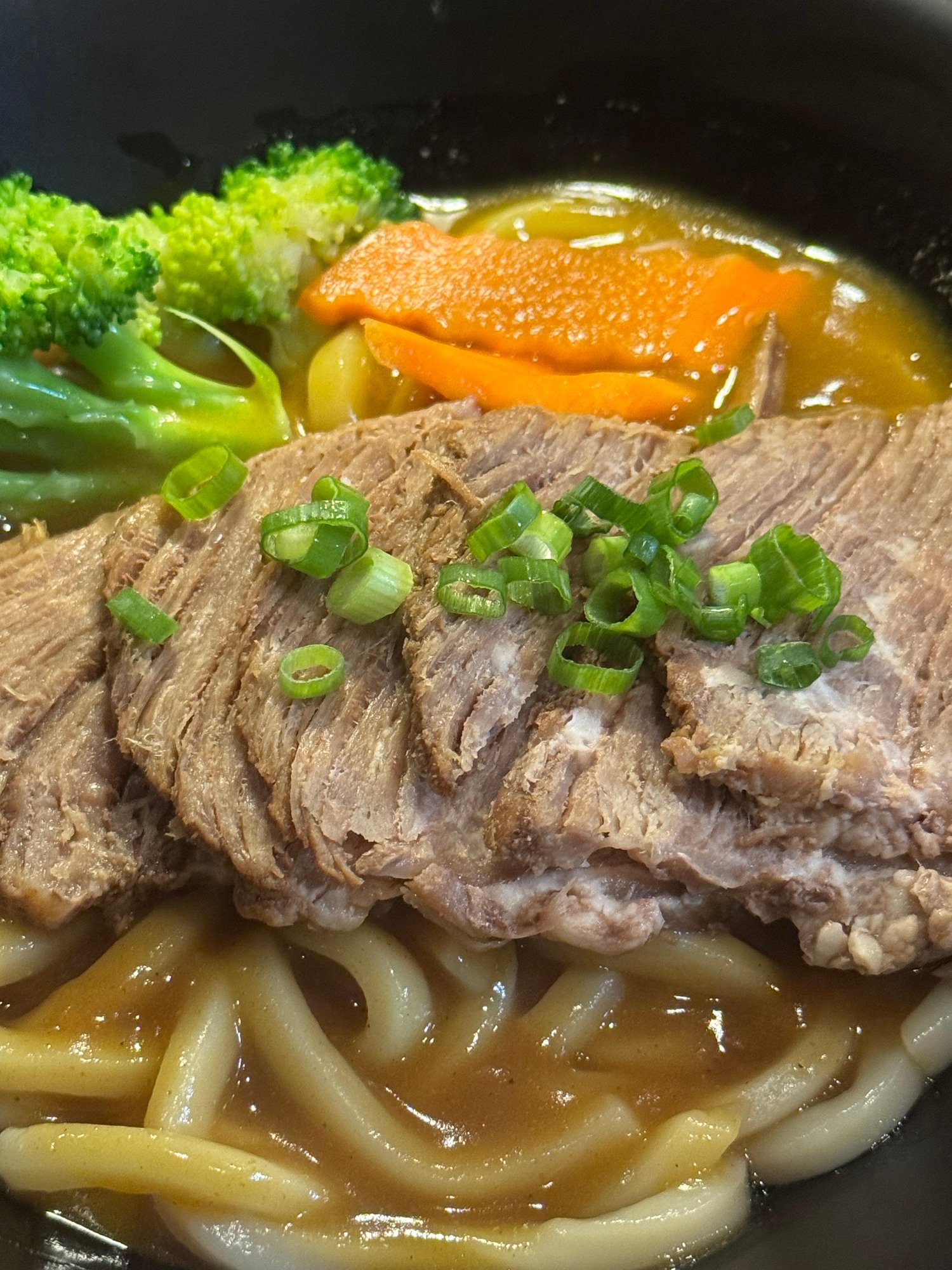 Beef curry udon