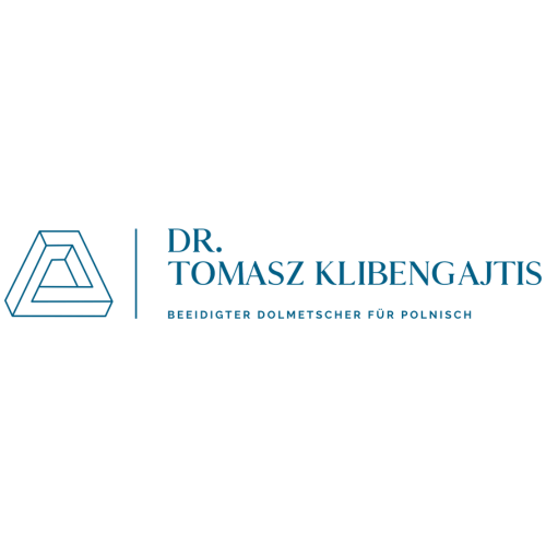 Logo von Dr. Tomasz Klibengajtis - Beeidigter Übersetzer und Dolmetscher für Polnisch / Tlumacz przysiegly