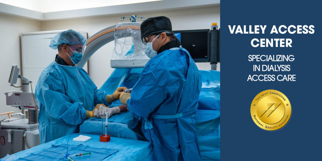 Doctors performing surgery at Valley Access Center