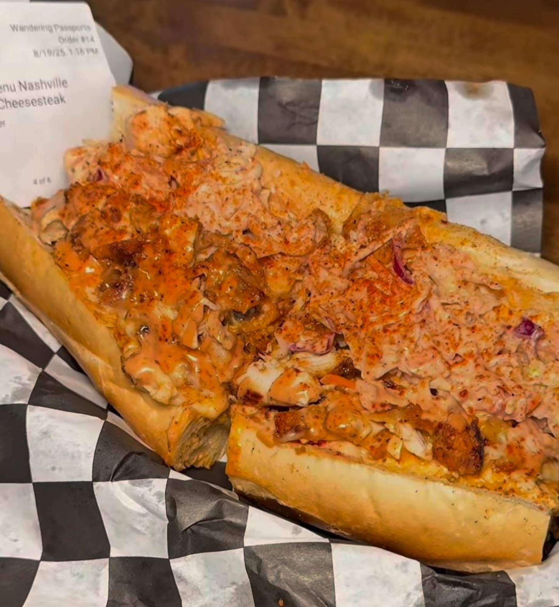 Secret Menu Nashville Chicken Cheesesteak