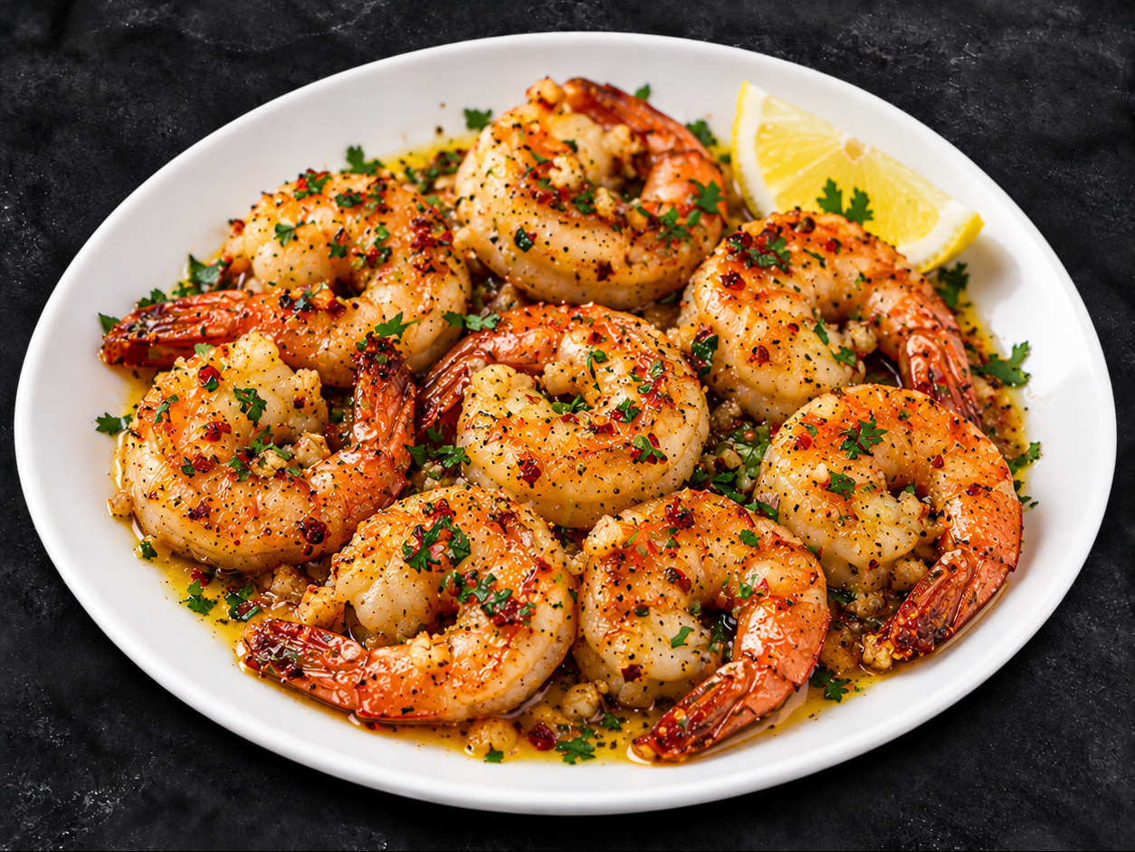 Side of Spicy Garlic Shrimp Saute (9 pcs)
