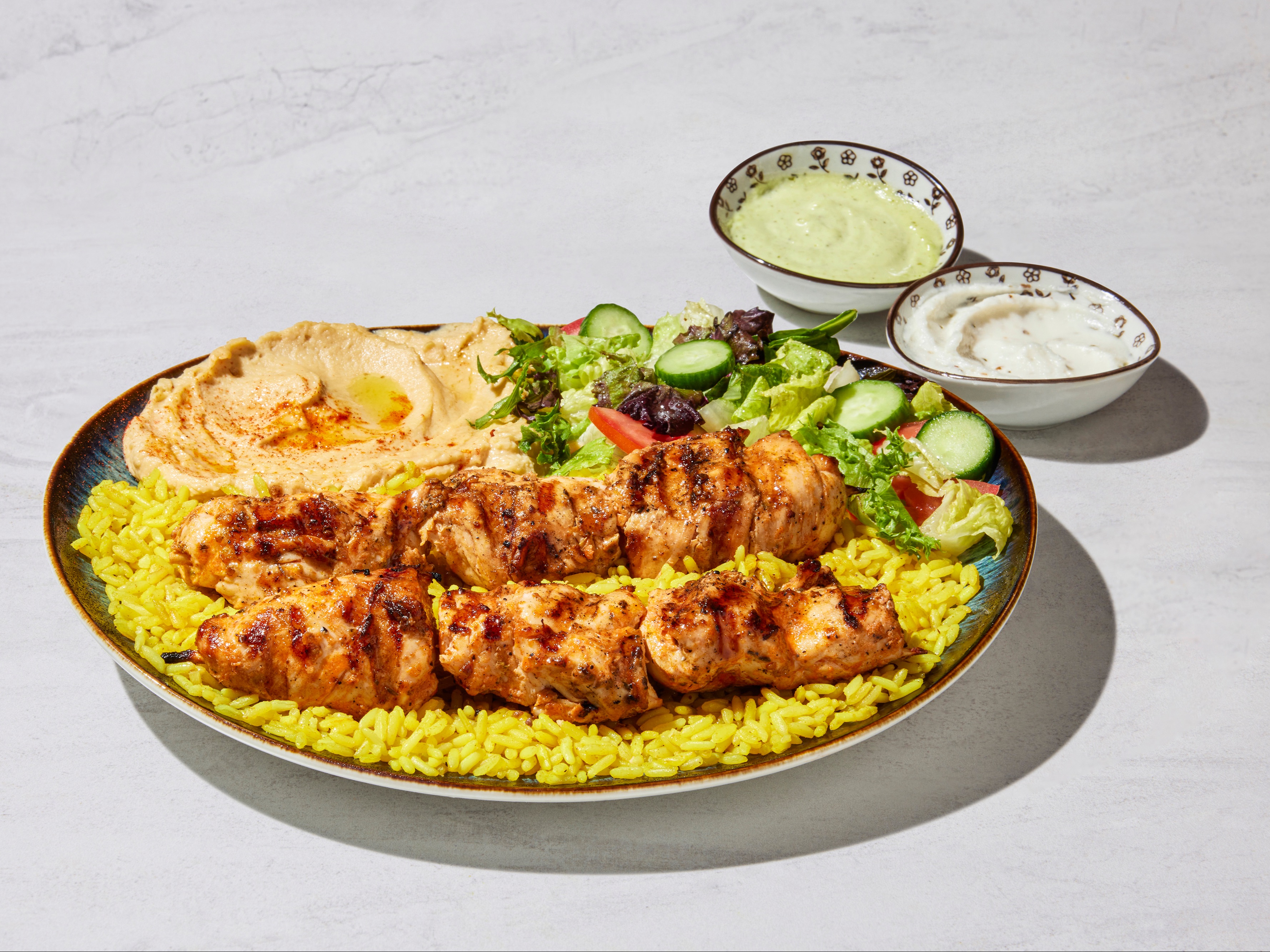 #3 Chicken Kabab Plate