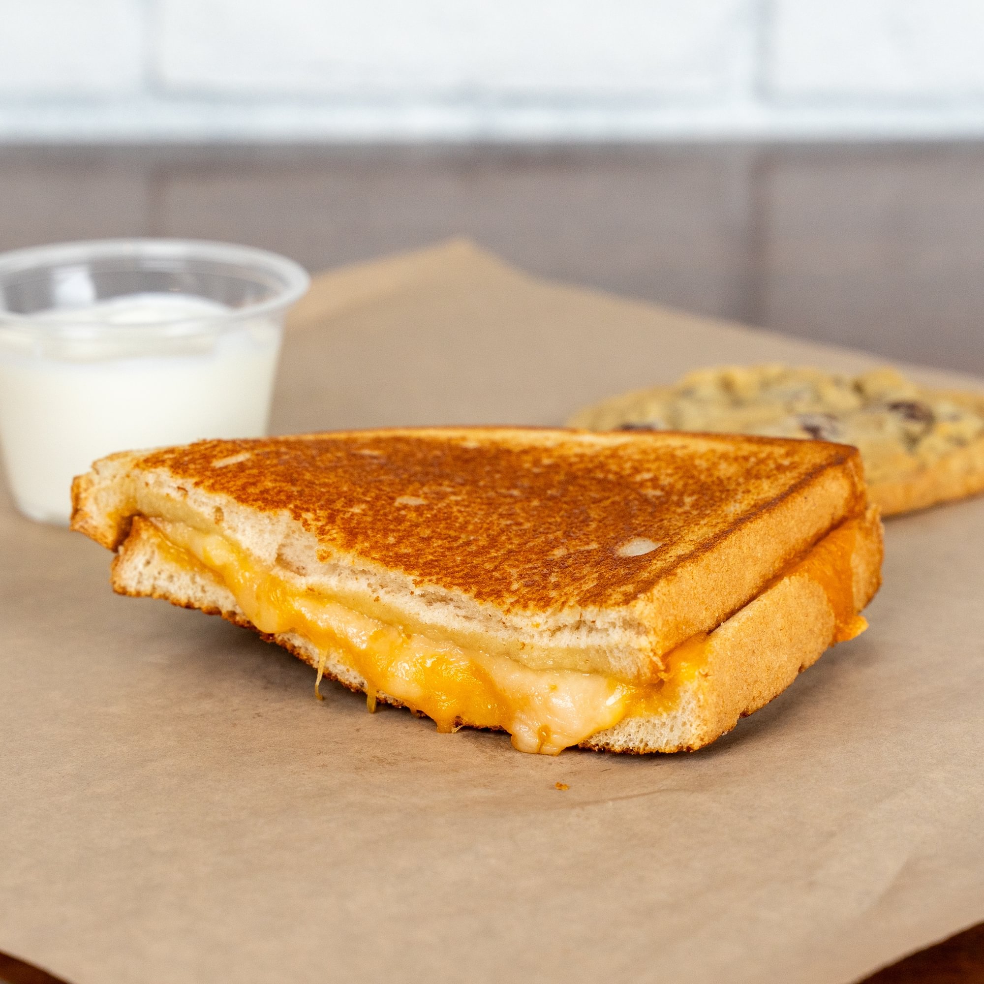 Half Grilled Cheese Panini