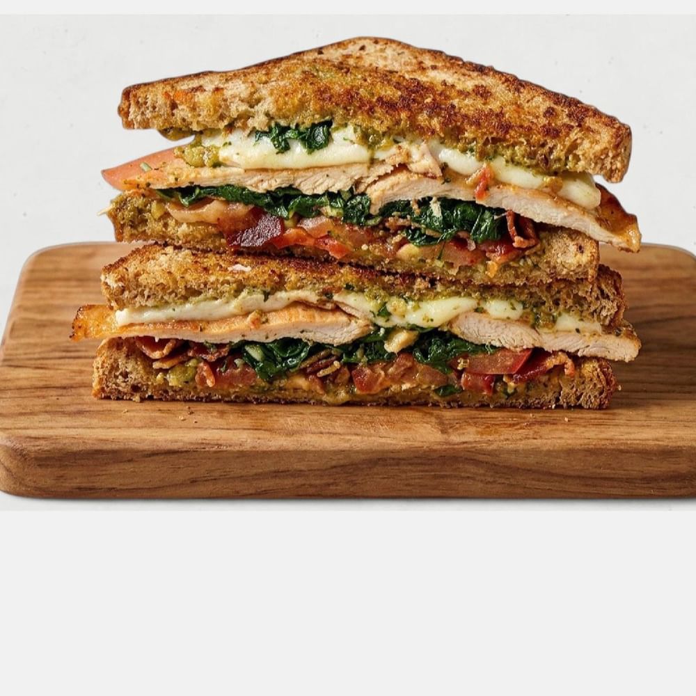 Greek Grilled Chicken Panini