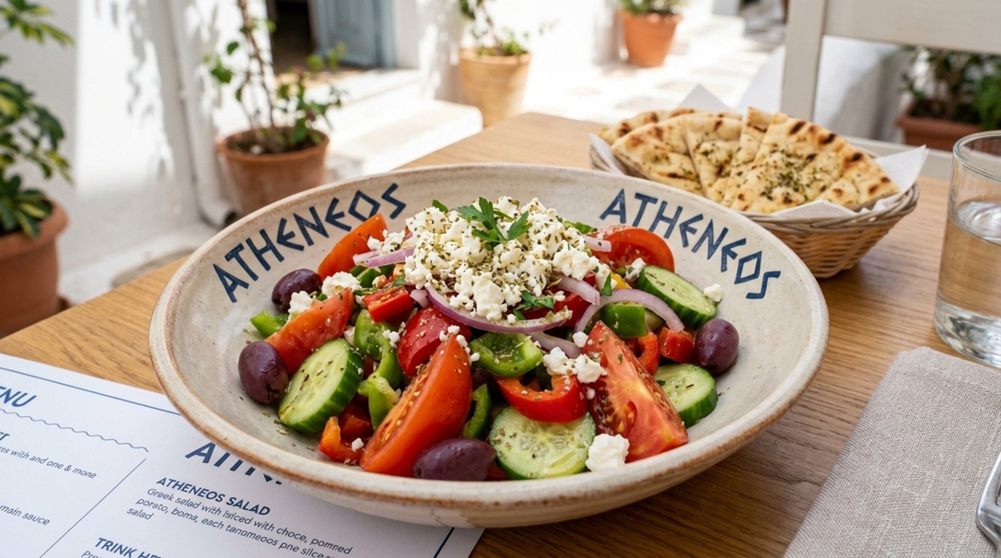 SMALL HORIATIKI SALAD