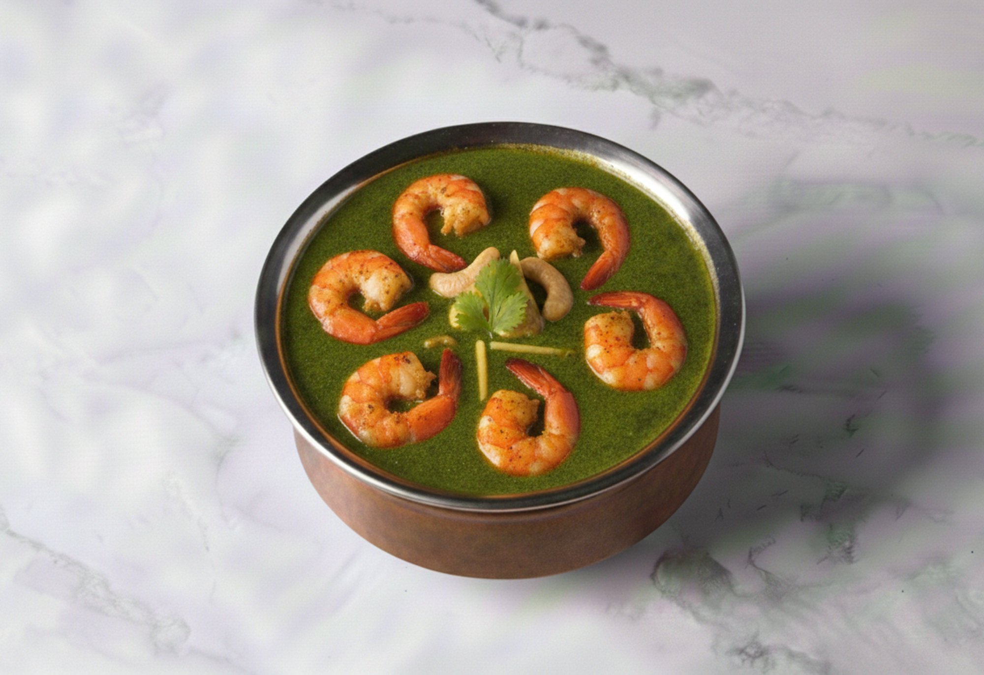 SHRIMP SAAG