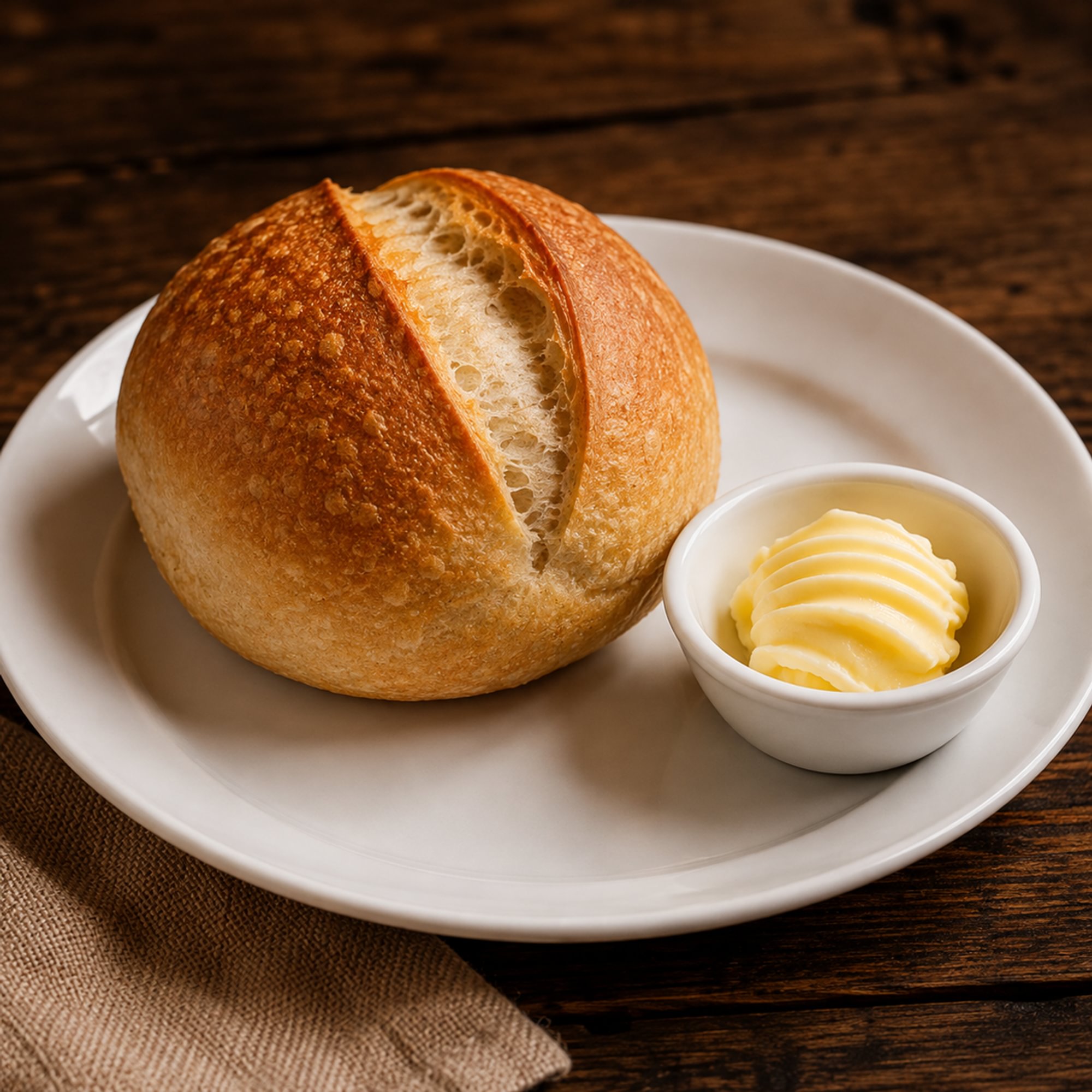 German Brötchen Roll & Butter