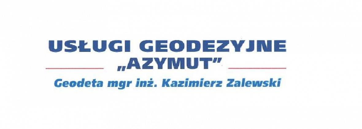 Images Azymut Przedsiębiorstwo Usług Geodezyjnych i Kartograficznych Kazimierz Zalewski Mirosław Zalewski