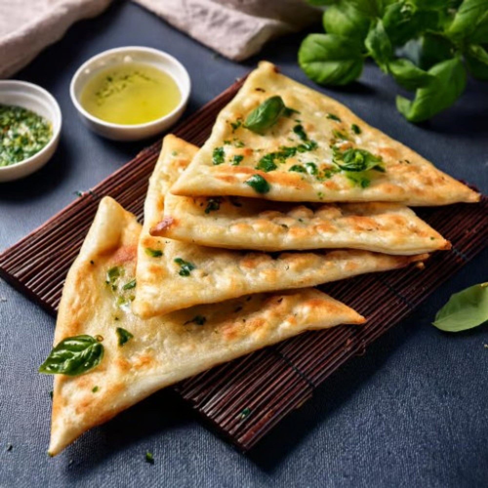 Onion Basil Naan