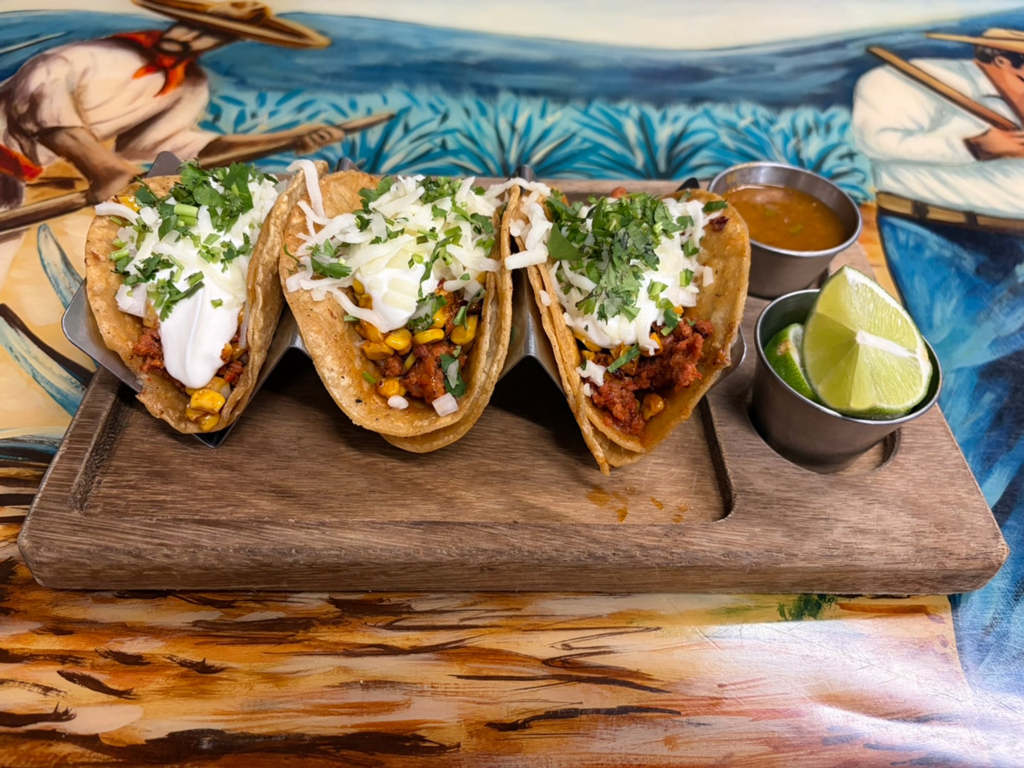 Chori-Corn Tacos