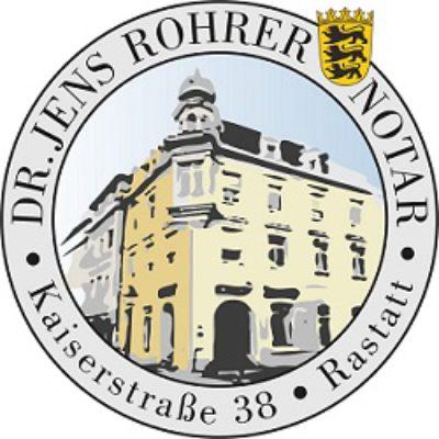 Logo von Notar Dr. Jens Rohrer