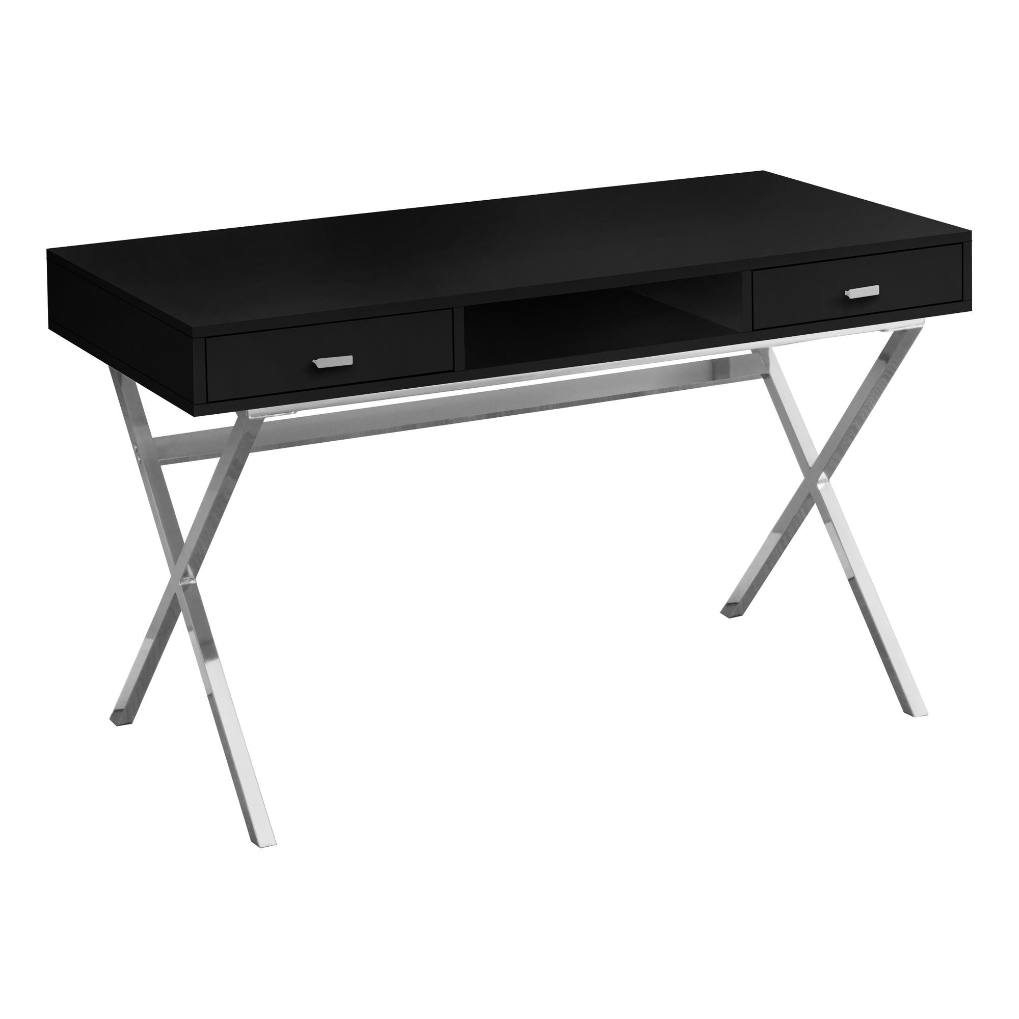 48" X-Frame Desk - Black