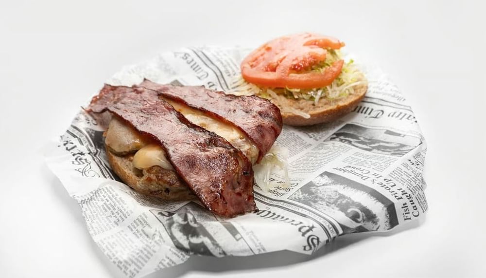 #16 Turkey Bacon Cheeseburger