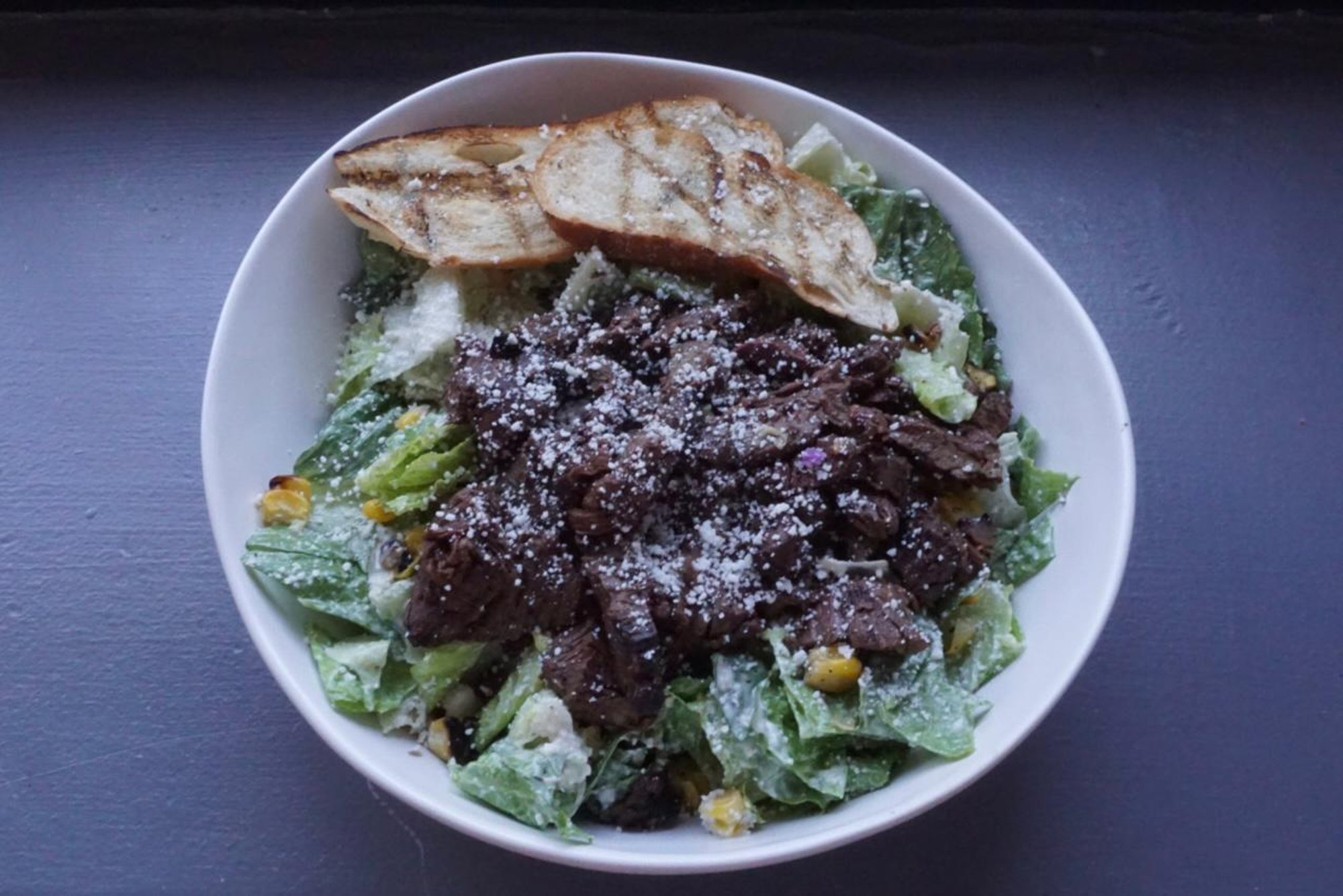 Roasted Corn Caesar Salad